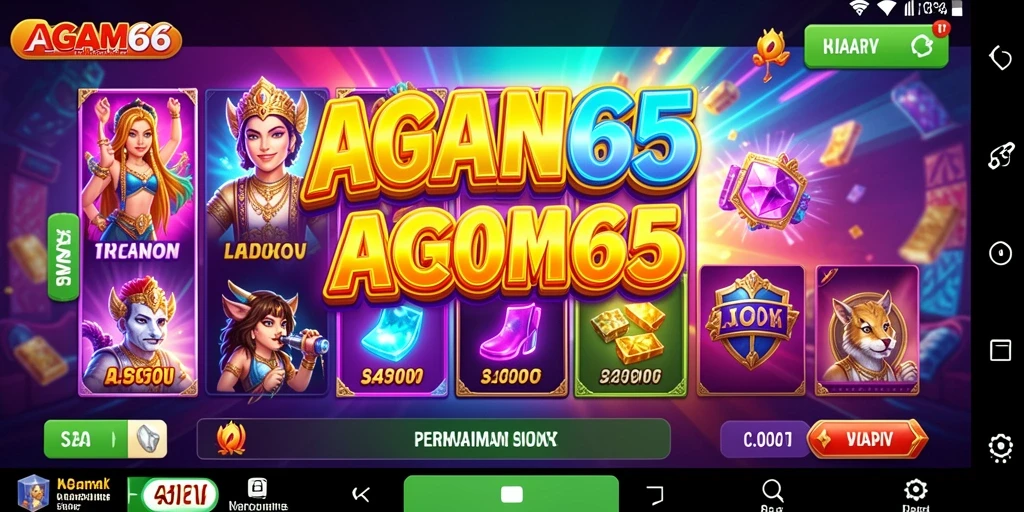 Tampilan gameplay seru dan interaktif AGAM66 dengan fitur menarik.