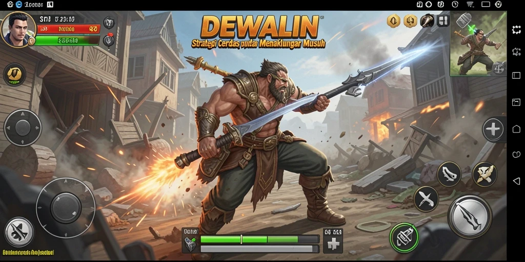 Tampilan menarik dari gameplay DEWALIN yang penuh strategi.