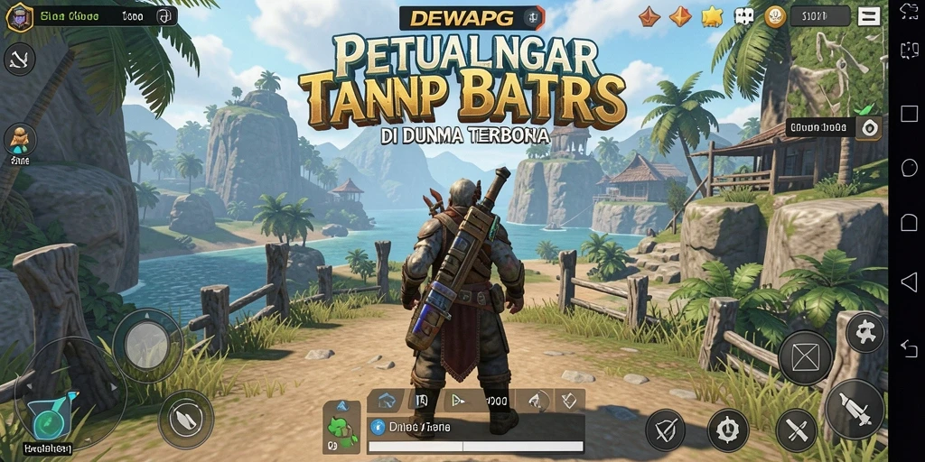 Tampilan gameplay Open World DEWAPG yang mengasyikkan dan imersif.
