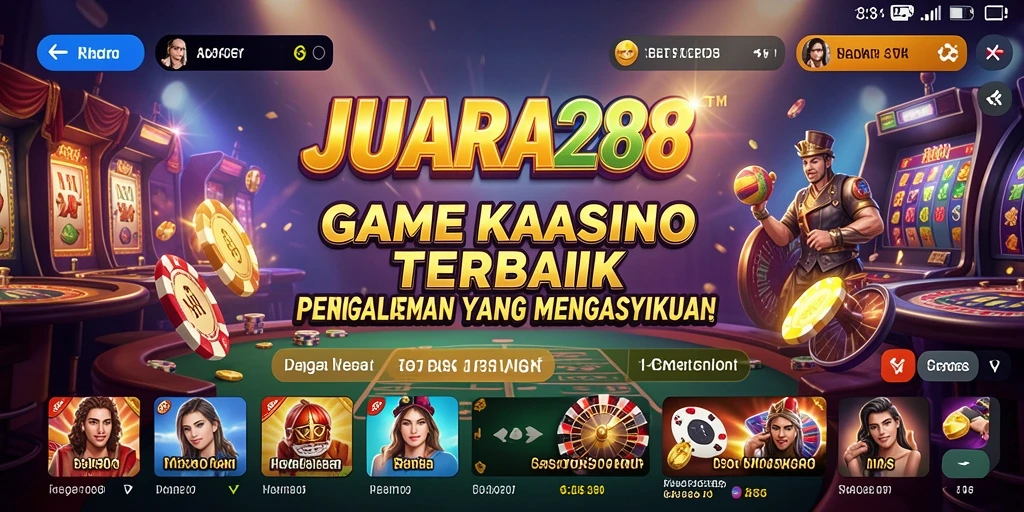 Screenshot utama JUARA288 yang menampilkan gameplay Kasino yang menarik.