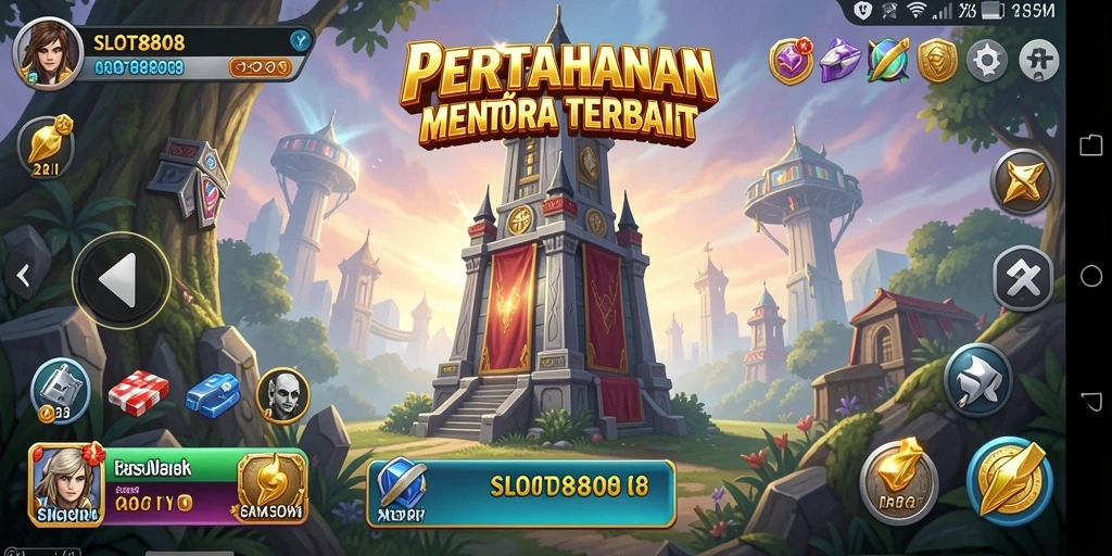 Tampilan menegangkan dari gameplay SLOT8808 yang menarik.