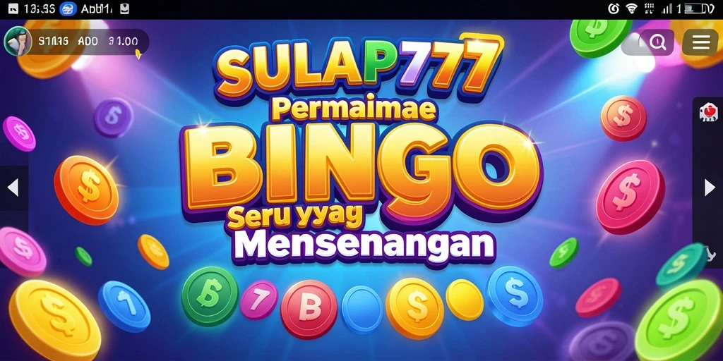 Gameplay menarik SULAP777 dengan tampilan Bingo yang seru.