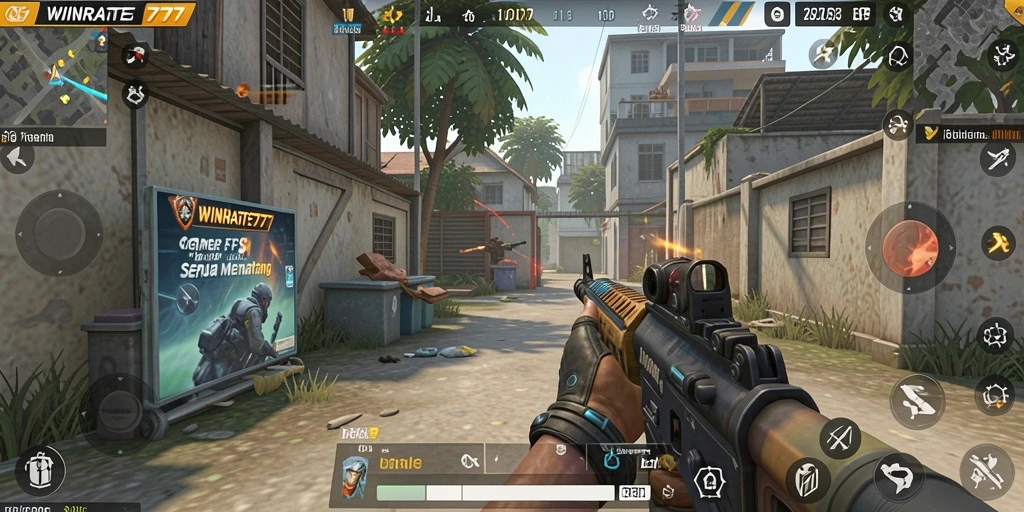 Tangkapan layar dari gameplay seru di WINRATE777.